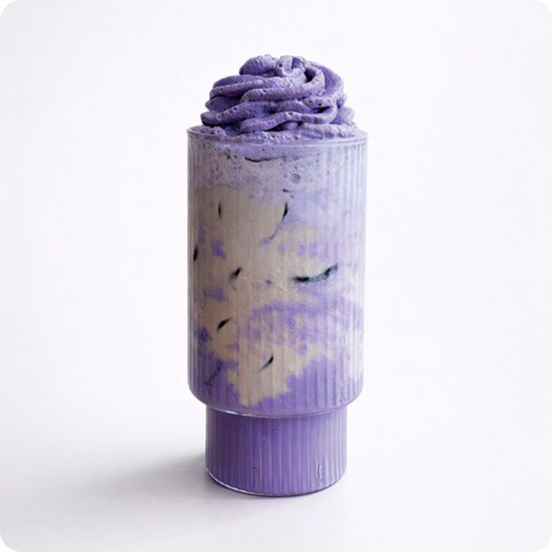 Ube Cream Latte