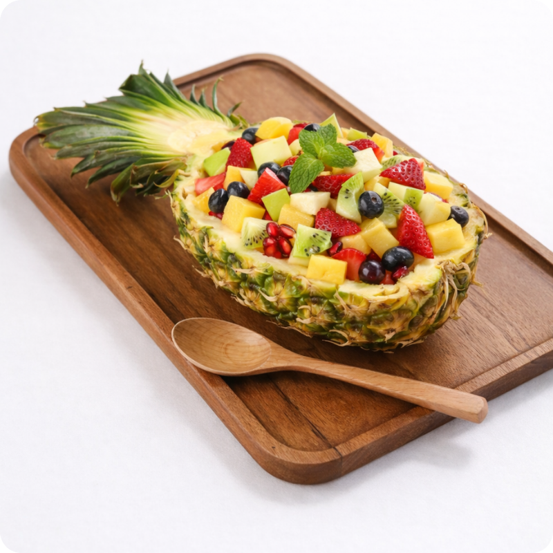 Fruit Salad in the Pineapple