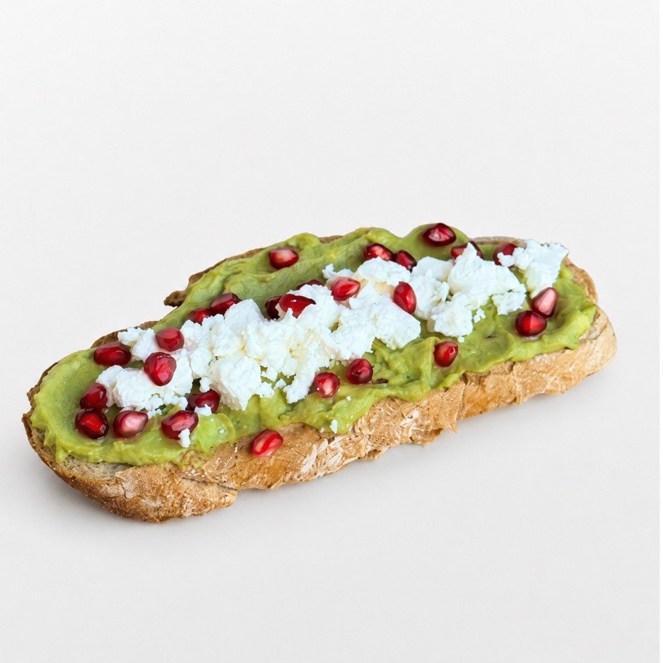 Pomegranate Feta Avo